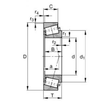 120 mm x 260 mm x 62 mm  FAG 31324-X конические роликовые подшипники