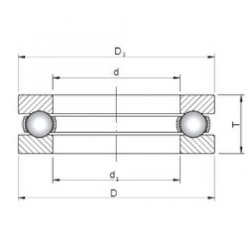 ISO 51244 упорные шарикоподшипники