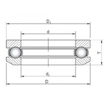 ISO 53318 упорные шарикоподшипники