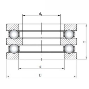 ISO 52224 упорные шарикоподшипники