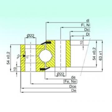 ISB NB1.25.1355.201-2PPN упорные шарикоподшипники