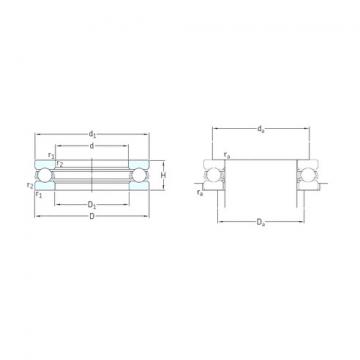 SKF 51238M упорные шарикоподшипники