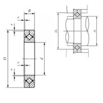 110 mm x 160 mm x 20 mm  IKO CRBC 11020 упорные роликоподшипники