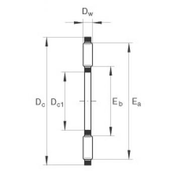 INA TC613 упорные роликоподшипники