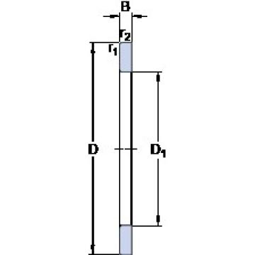 SKF GS 81238 упорные роликоподшипники