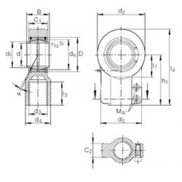 63 mm x 95 mm x 63 mm  INA GIHNRK 63 LO подшипники скольжения