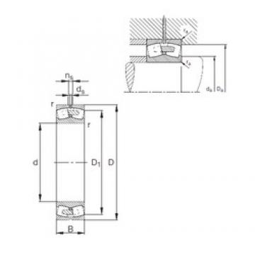 400 mm x 820 mm x 243 mm  FAG 22380-E1A-MB1 сферические роликоподшипники