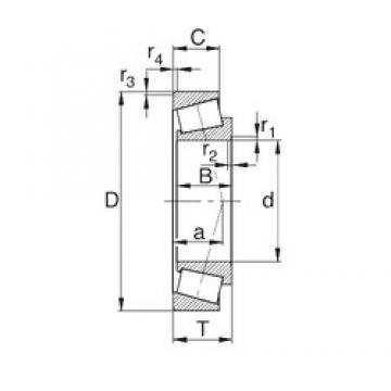 35 mm x 80 mm x 21 mm  KBC 30307 конические роликовые подшипники