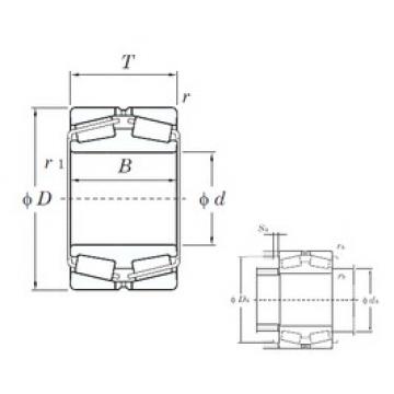 260 mm x 400 mm x 104 mm  KOYO 45252 конические роликовые подшипники