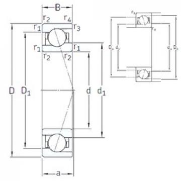 40 mm x 62 mm x 12 mm  SNFA VEB 40 /NS 7CE3 радиально-упорные шарикоподшипники