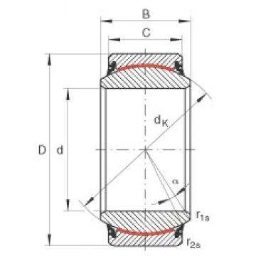 INA GE180-UK-2RS подшипники скольжения