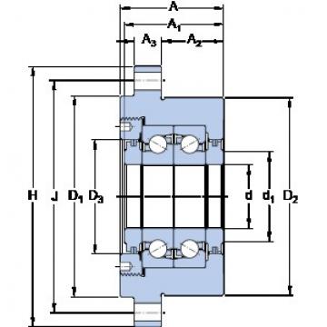 SKF FBSA 207/DF упорные шарикоподшипники