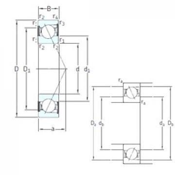 45 mm x 85 mm x 19 mm  SNFA E 245 /S /S 7CE3 радиально-упорные шарикоподшипники