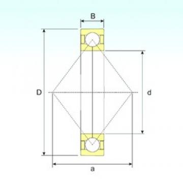 180 mm x 320 mm x 52 mm  ISB QJ 236 N2 M радиально-упорные шарикоподшипники