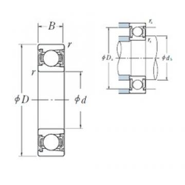 40 mm x 80 mm x 18 mm  NSK BL 208 ZZ радиальные шарикоподшипники