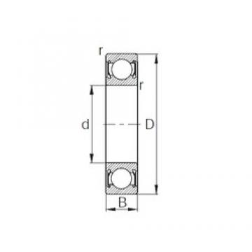 20 mm x 49 mm x 16 mm  KBC BR2049DD радиальные шарикоподшипники