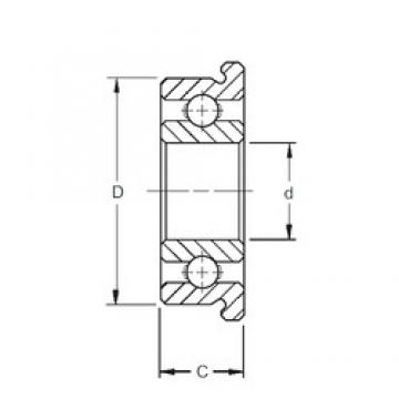 5 mm x 11 mm x 3 mm  ZEN F685 радиальные шарикоподшипники