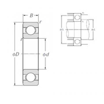 240 mm x 360 mm x 37 mm  NTN 16048 радиальные шарикоподшипники