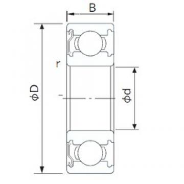 160 mm x 220 mm x 28 mm  CYSD 6932-Z радиальные шарикоподшипники