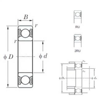 50 mm x 80 mm x 16 mm  KOYO 6010-2RU радиальные шарикоподшипники