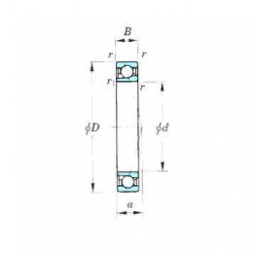 35 mm x 55 mm x 10 mm  KOYO 7907CPA радиально-упорные шарикоподшипники