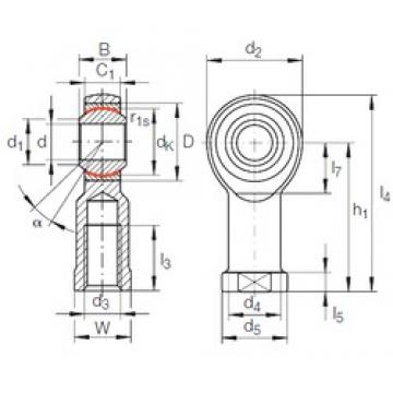 5 mm x 13 mm x 8 mm  INA GIPR 5 PW подшипники скольжения