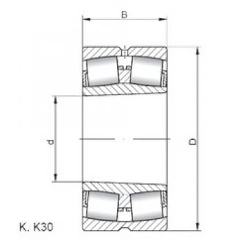 320 mm x 580 mm x 208 mm  ISO 23264 KW33 сферические роликоподшипники