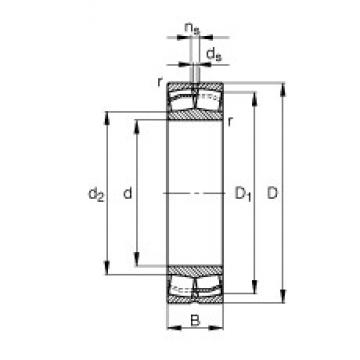 90 mm x 160 mm x 52,4 mm  FAG 23218-E1-TVPB сферические роликоподшипники