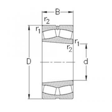 150 mm x 320 mm x 108 mm  NKE 22330-K-MB-W33 сферические роликоподшипники