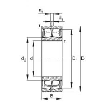 90 mm x 160 mm x 48 mm  FAG WS22218-E1-2RSR сферические роликоподшипники