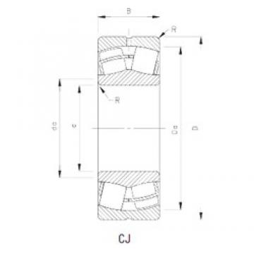 120 mm x 260 mm x 86 mm  Timken 22324CJ сферические роликоподшипники