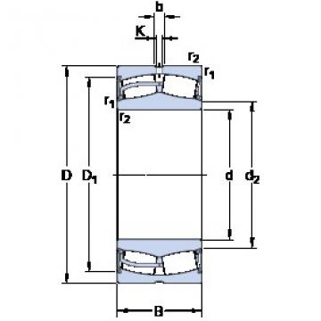 150 mm x 225 mm x 75 mm  SKF 24030-2CS5/VT143 сферические роликоподшипники