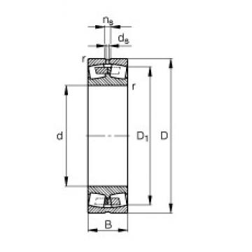 1180 mm x 1540 mm x 272 mm  FAG 239/1180-B-MB сферические роликоподшипники