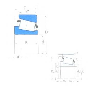 95 mm x 145 mm x 32 mm  Timken X32019X/Y32019X конические роликовые подшипники