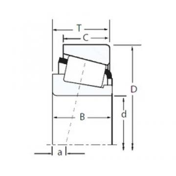 38,1 mm x 76,2 mm x 20,94 mm  Timken 28150/28300X конические роликовые подшипники