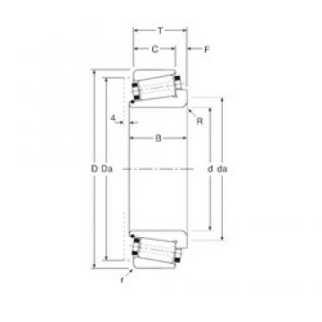 139,7 mm x 215,9 mm x 51 mm  Gamet 200139X/ 200215X конические роликовые подшипники