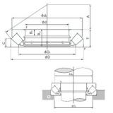 160 mm x 320 mm x 34 mm  NACHI 29432E упорные роликоподшипники