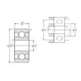 4 mm x 10 mm x 4 mm  NTN WBC4-10Z радиальные шарикоподшипники