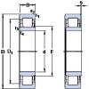 150 mm x 270 mm x 73 mm  SKF NU 2230 ECM упорные шарикоподшипники