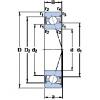 75 mm x 115 mm x 20 mm  SKF S7015 ACE/HCP4A радиально-упорные шарикоподшипники