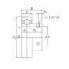 22,225 mm x 52 mm x 34,1 mm  KOYO UC205-14 радиальные шарикоподшипники #1 small image