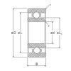 5 mm x 9 mm x 2,5 mm  NMB L-950 радиальные шарикоподшипники #1 small image