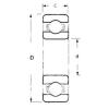 15 mm x 24 mm x 5 mm  FBJ 6802 радиальные шарикоподшипники