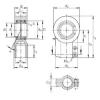 63 mm x 95 mm x 63 mm  INA GIHNRK 63 LO подшипники скольжения