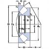 380 mm x 600 mm x 45 mm  SKF 29376 упорные роликоподшипники #1 small image