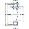 90 mm x 140 mm x 24 mm  SKF S7018 CD/P4A радиально-упорные шарикоподшипники