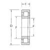 75 mm x 130 mm x 25 mm  FBJ NUP215 цилиндрические роликоподшипники