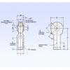 4,826 mm x 20,32 mm x 4,826 mm  NMB ARR3FFN-1B сферические роликоподшипники