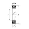 95 mm x 130 mm x 18 mm  FAG HCS71919-C-T-P4S радиально-упорные шарикоподшипники #1 small image