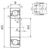 100 mm x 180 mm x 34 mm  NACHI 7220B радиально-упорные шарикоподшипники #1 small image